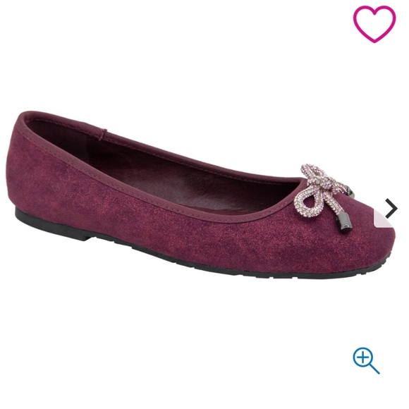 KENNETH COLE REACTION Burgandy Elstree Red Wine Ballet Flats Sz 9 - Picture 1 of 4